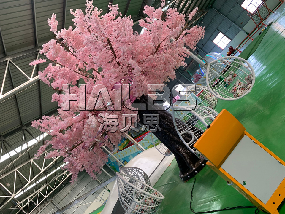 櫻花許愿樹吊籃秋千