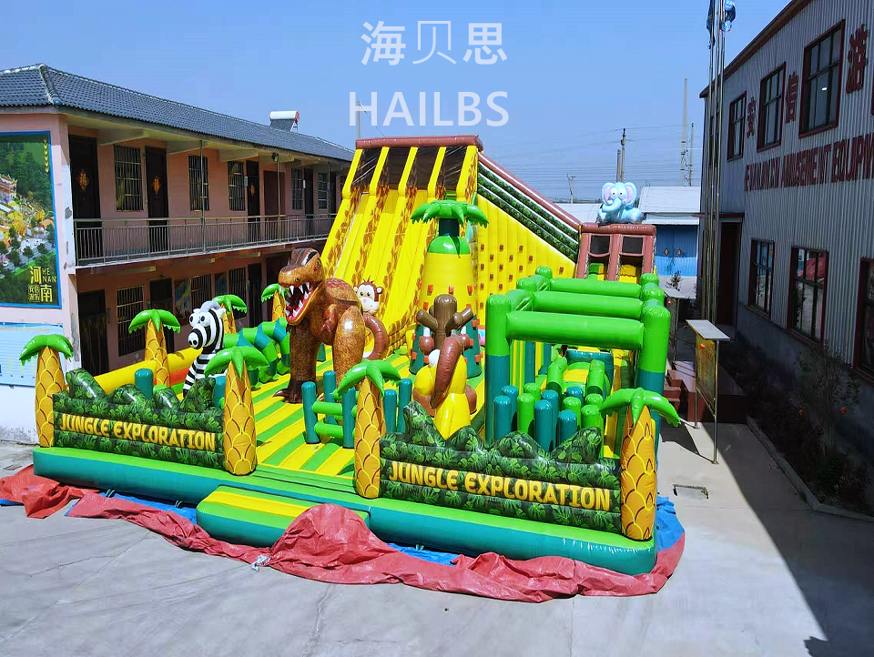 叢林探險(xiǎn)主題充氣城堡