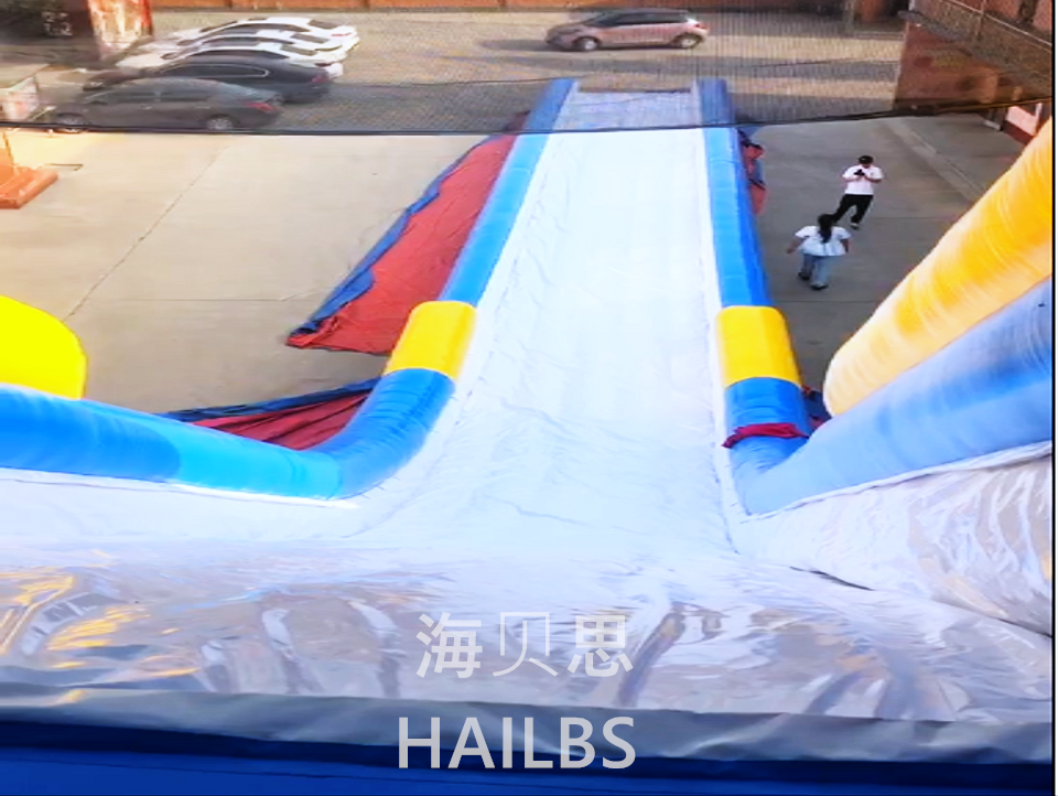 水上樂園充氣龍頭滑梯