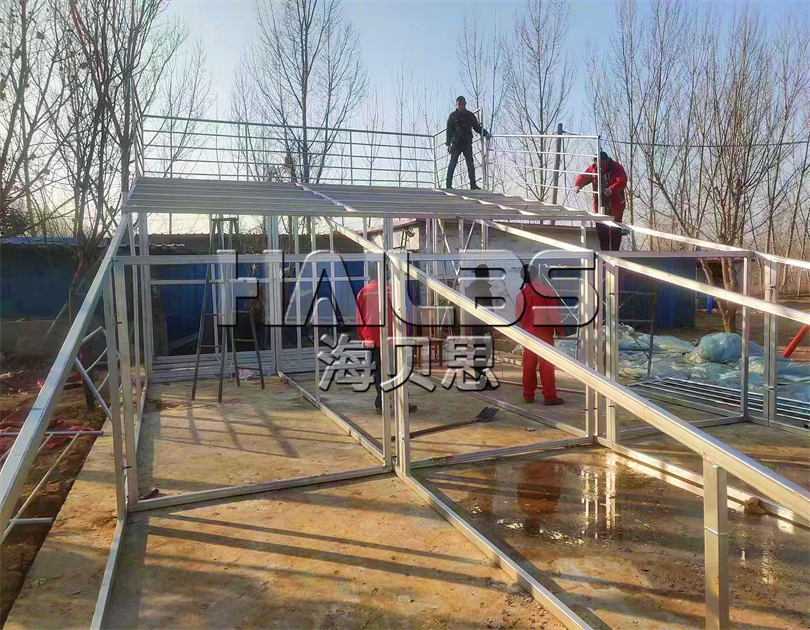 河南濮陽無動力樂園施工現(xiàn)場