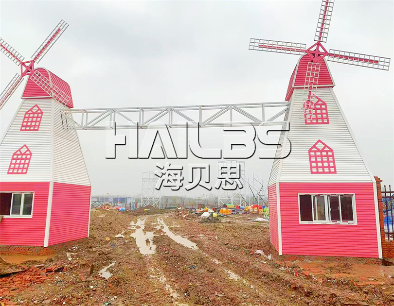 安徽無動力親子樂園施工現(xiàn)場