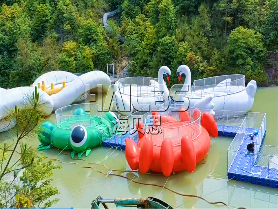 仿生系列水上蹦床橋