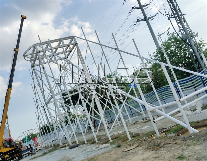 廣西南寧無動力樂園施工現(xiàn)場