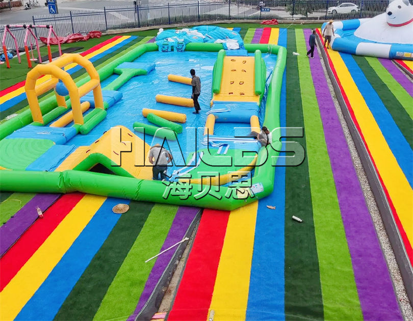 廣西南寧無動力樂園施工現(xiàn)場