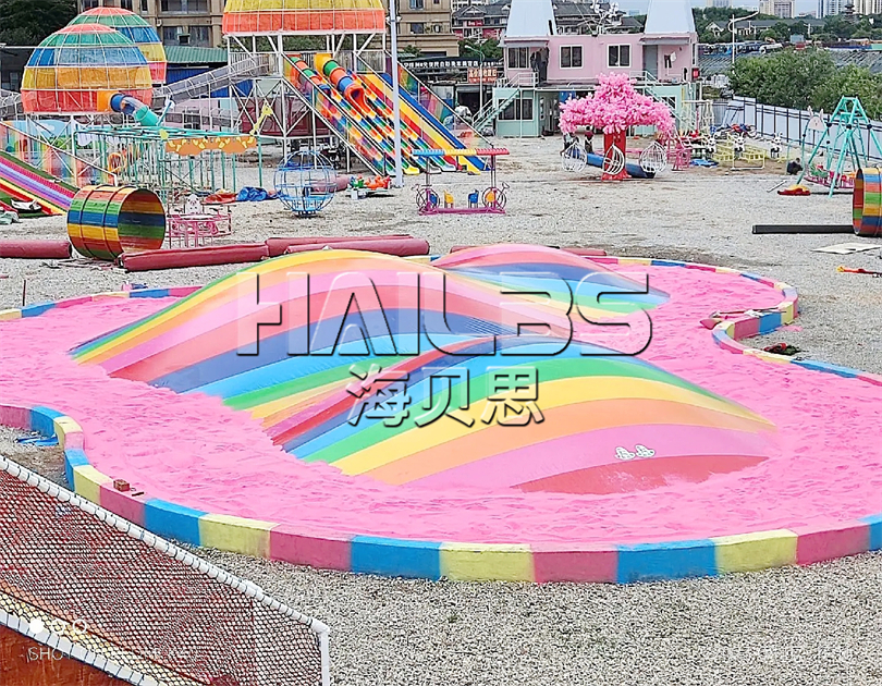 廣西南寧無動力樂園施工現(xiàn)場