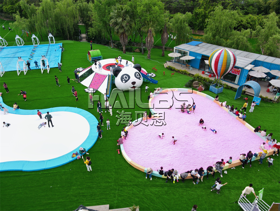 無(wú)動(dòng)力樂(lè)園--熊貓蹦床