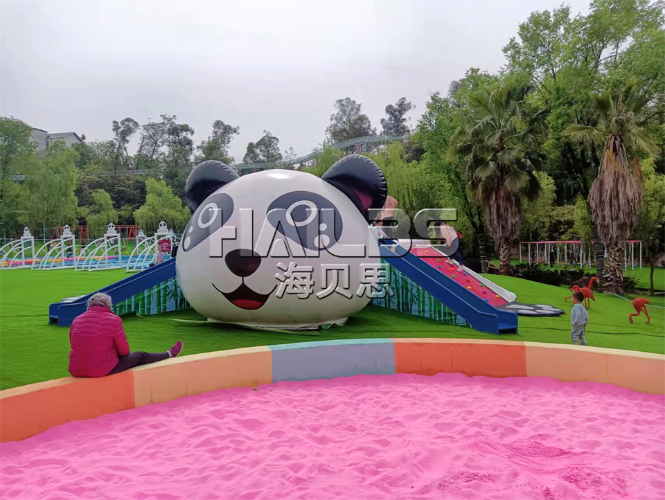 無(wú)動(dòng)力樂(lè)園--熊貓蹦床