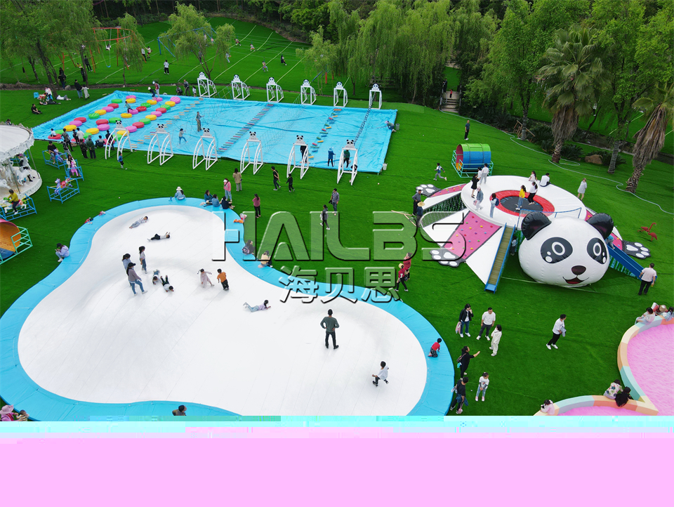 無(wú)動(dòng)力樂(lè)園--熊貓蹦床