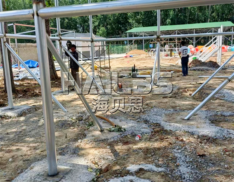 南陽鄧州無動力樂園施工現(xiàn)場
