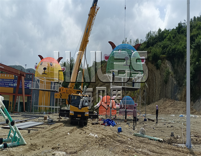 貴州喜羊羊親子樂園施工現(xiàn)場