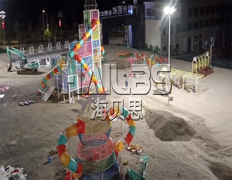 貴州喜羊羊親子樂園施工現(xiàn)場