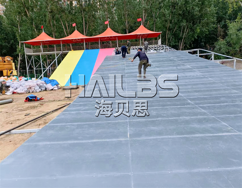 南陽鄧州無動力樂園施工現(xiàn)場