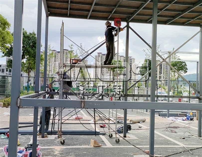 福建寧德無動力樂園施工現(xiàn)場