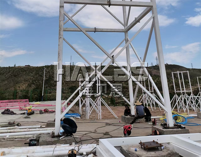 河北張家口無動力樂園施工現(xiàn)場