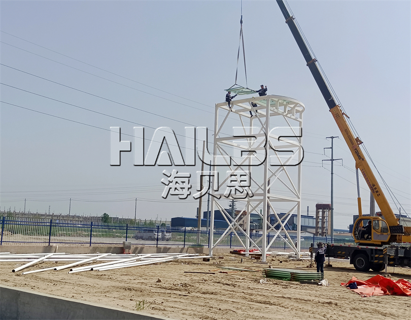 山東菏澤無動力樂園施工現(xiàn)場