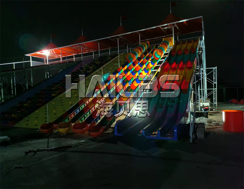 河北張家口無動力樂園施工現(xiàn)場