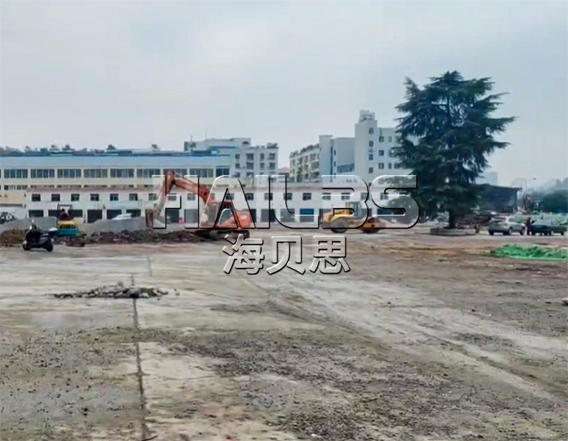 湖北宜昌場地無動力樂園施工現(xiàn)場