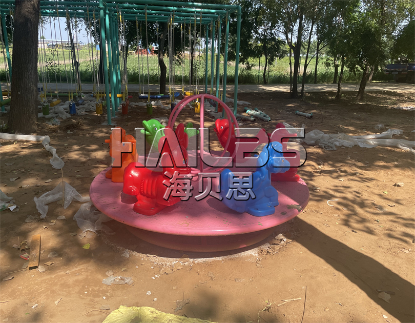 河北邢臺薰衣草莊園無動力施工現(xiàn)場