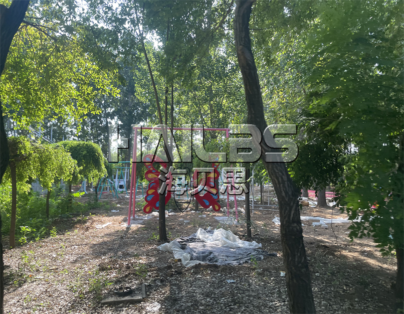 河北邢臺薰衣草莊園無動力施工現(xiàn)場