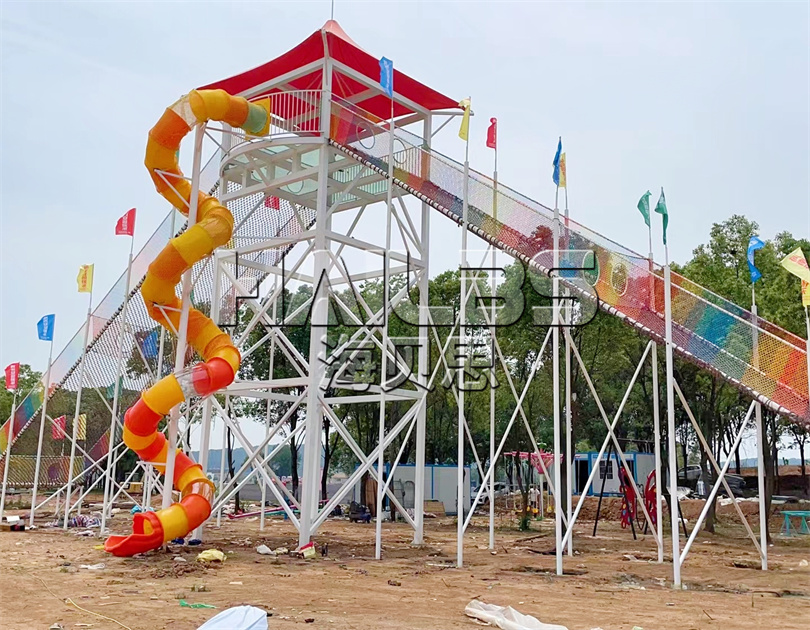湖北武漢蔡甸無動力樂園施工現(xiàn)場