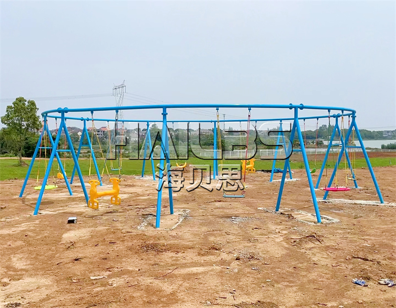 湖北武漢蔡甸無動力樂園施工現(xiàn)場