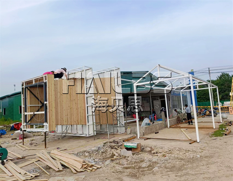 湖北麻城無動(dòng)力樂園施工現(xiàn)場