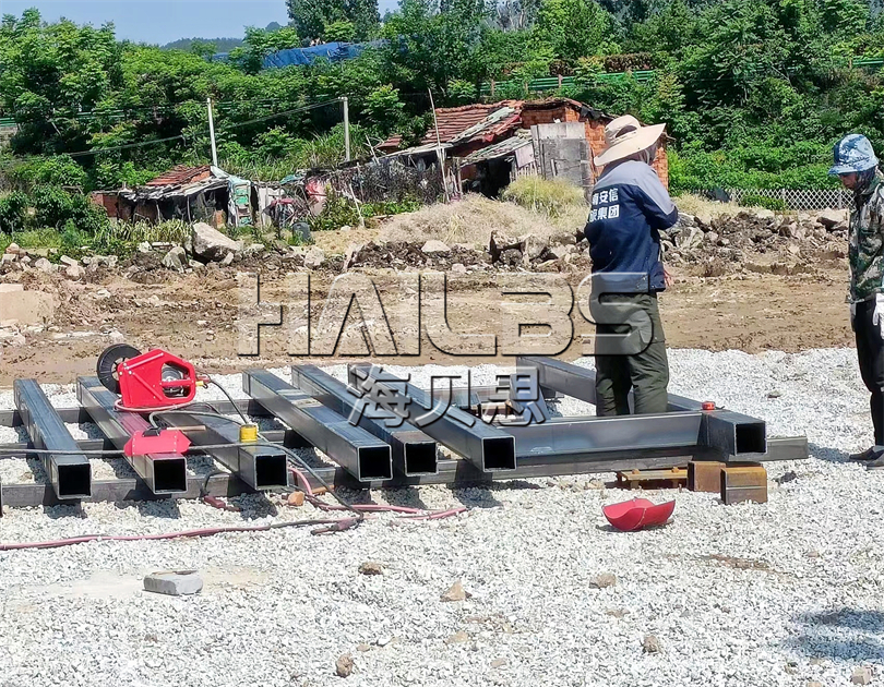 湖北麻城無動(dòng)力樂園施工現(xiàn)場