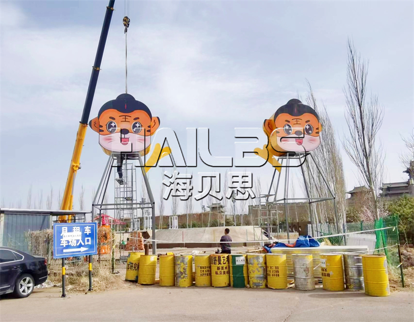 山西大同無動力親子樂園施工現(xiàn)場