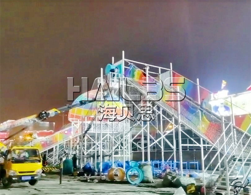 山西太原無動力親子樂園施工現(xiàn)場