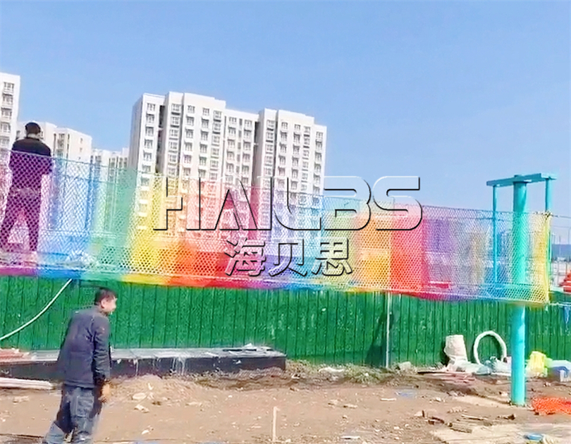山西太原無動力親子樂園施工現(xiàn)場