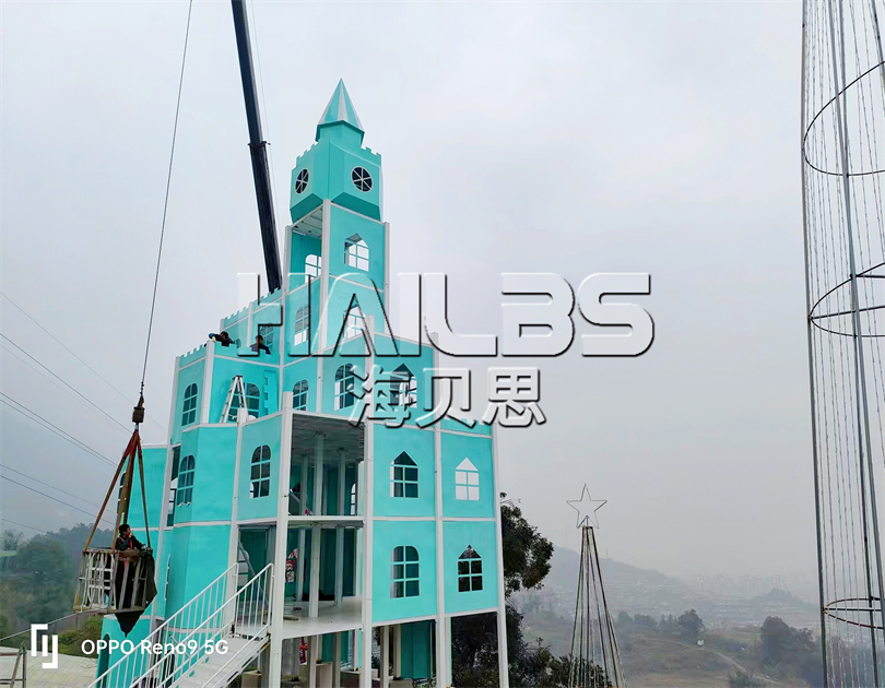 重慶北碚無動(dòng)力親子樂園施工現(xiàn)場(chǎng)
