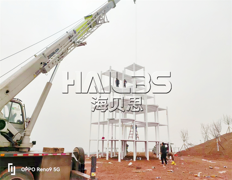 重慶北碚無動(dòng)力親子樂園施工現(xiàn)場(chǎng)