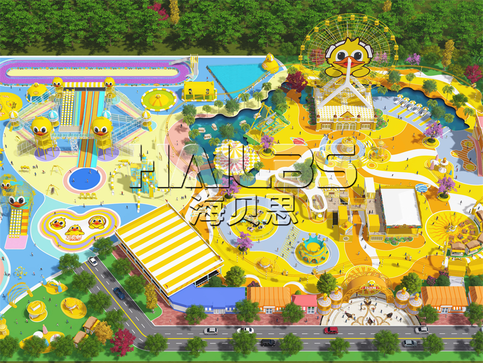狂歡鴨高端無動力親子主題樂園
