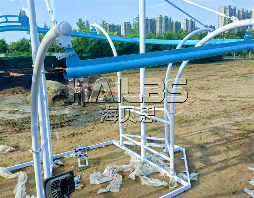 河南商丘無(wú)動(dòng)力樂(lè)園施工現(xiàn)場(chǎng)