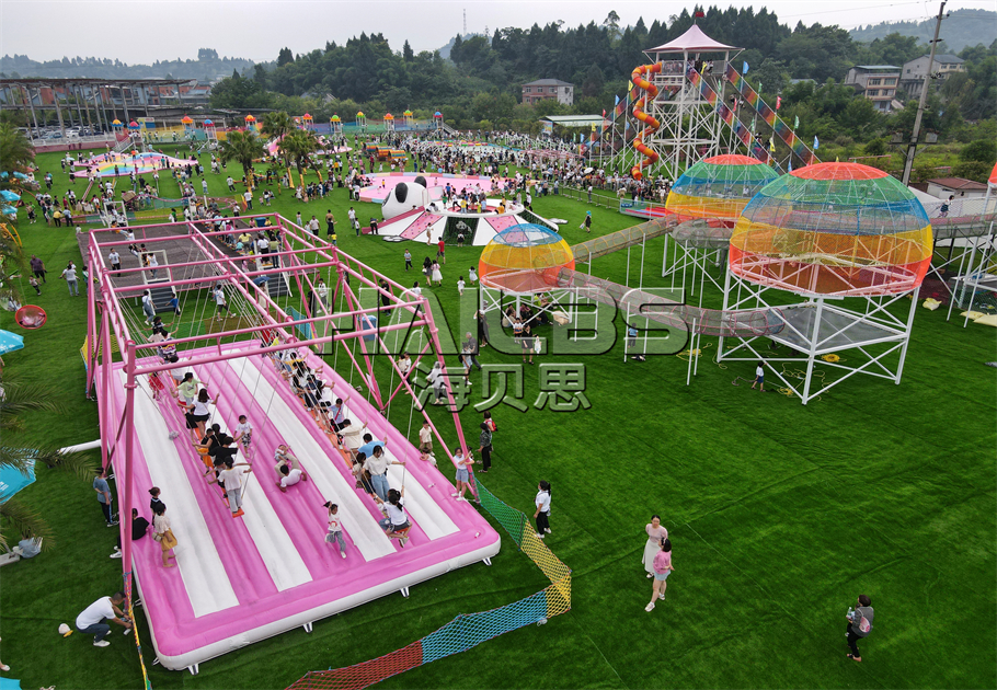 四川渠縣無動力撒歡樂園