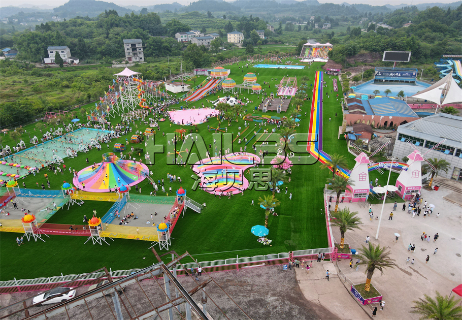 四川渠縣無動力撒歡樂園