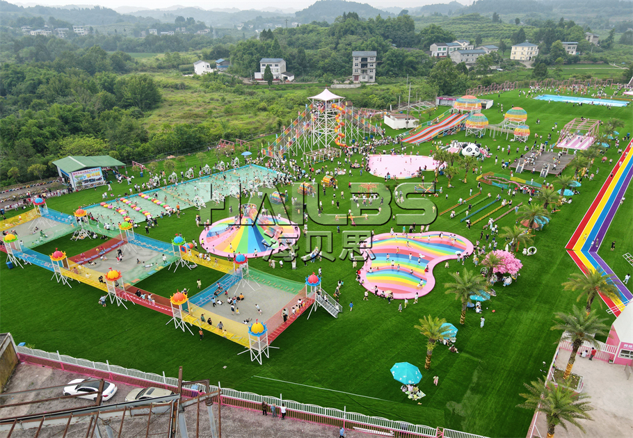 四川渠縣無動力撒歡樂園