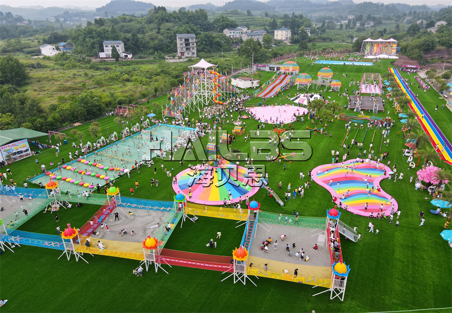 四川渠縣無動力撒歡樂園