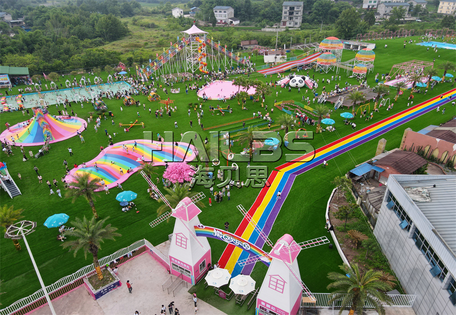 四川渠縣無動力撒歡樂園